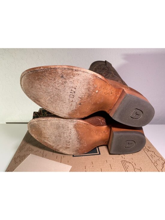 Tecovas The Quintin Sand Shark Men\'s Western Boots Size 9.5 D -Limited Ed. RARE main image 3